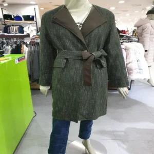 시슬리/애플아울렛/노카라 루즈핏 벨티드 코트 SACT42561