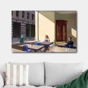 아트박스 아도라하우스 캔버스액자 명화 애드워드 호퍼 cafeteria D타입 35x55cm