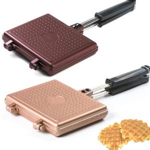 인덕션 TITANIUM 와플팬 사각 크로플 누룽지 샌드위치 인절미와플 양면팬