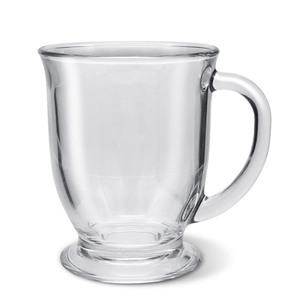 비너스 머그컵 450ml 손잡이 투명 유리컵 홈카페 예쁜 아이스커피잔