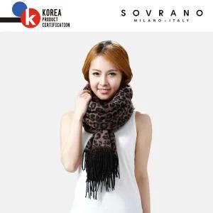 [대구백화점] [소브라노]여성 겨울 호피 레오파드 머플러 숄(HK-06-202012)