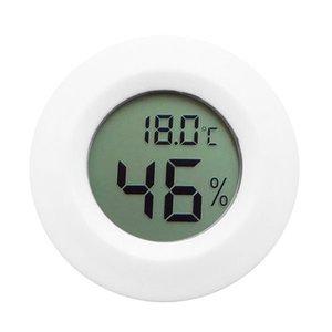 [VELTON MALL]SCG-31 미니 온도 습도계-원형 화이트 디지털 온습도계 가정용 온실 차량용
