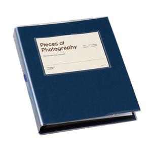 문구백서 바인더 초음파앨범 접착식 포토앨범 25매(50page)ㅣ네이비(백지)