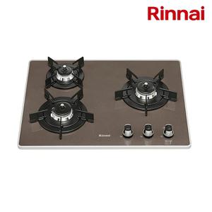 [린나이]RBR-P3531BD 카라멜브라운 빌트인 3구 컬러 가스레인지 건전지교체형