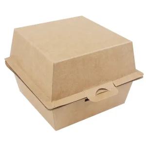 크라프트 햄버거케이스 20개-종이트레이 햄버거포장 트레이