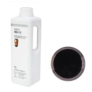 메가커피 솜 프룻스타 흑당시럽 1kg 1박스 12개