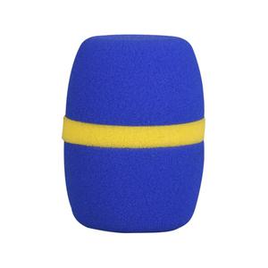 블루 마이크커버 스펀지 덮개 위생 솜 카바 스폰지 망 노래방 팝필터 유선 무선 일회용 방송 공연용