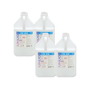 조은 다나 에탄올4L알콜83% 공간소독 무료전달 소독제4개 보건소 학교 소독제