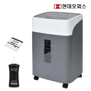 [현대오피스] 자동급지 문서세단기 PK-340AF +오일+파지봉투 최대 300매 파지함 40L 자동잠금 절전기능 파쇄기
