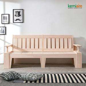 케미에르 편백나무(무절) 4인 원목쇼파 KMD-403