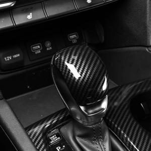 싼타페TM 기어봉 커버 카본 몰딩