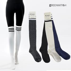 [기타]니트꽈배기 오버니삭스 겨울양말 sr1048