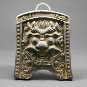 귀면와당 토기 전통 옛날 장식 도자기 귀면와 도깨비 액땜 액막이 소품 골동품 현관 장식품 풍수 지리 물건