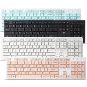 TG삼보 TG-K500U 유선 키보드 사무실 회사 도서관 데스크탑 저소음 타이핑 컴퓨터 멤브레인 생활방수 USB