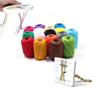 [라온매듭키트] 실매듭 만들기 소원팔찌 DIY 세트(실 4칼라+지그)