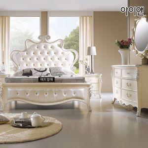 신혼가구 아이앤 엘리카 엔틱 킹 침대 풀세트 CA