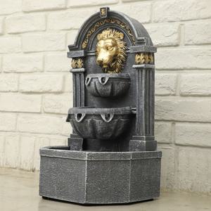 [롯데백화점]미아트 데일리데코 엘핀 라이언 사자 엔틱 실내 분수대