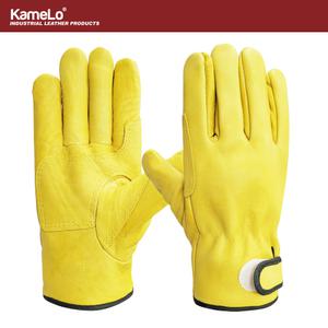 카멜로 산양피 작업 가죽 알곤 용접장갑 890-LY(PD)
