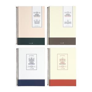 모닝글로리 무선 스프링 노트 연습장 4000 월드 캠퍼스 연습장 좌철