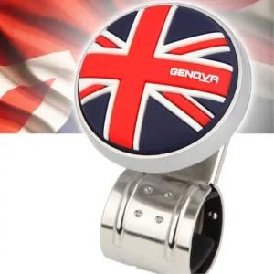 에이치플러스몰 논슬립 한손 운전 영국기 파워핸들 봉 튜닝 차량용품 핸들 승용차 차량용