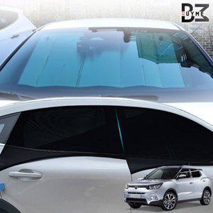 [제이큐]티볼리 차박 캠핑 모기장 햇빛가리개세트