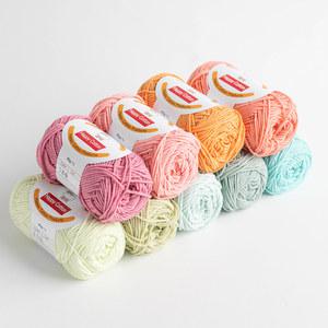 [울클럽][10+1] 해피코튼실 happy cotton 아기 소품 인형 뜨개 털실