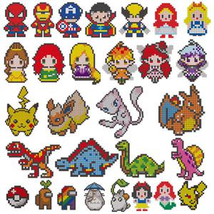 디폼블럭 인기 몬스터 캐릭터 어린이 장난감 나노블럭 도안세트