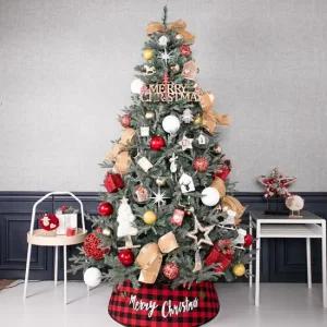 크리스마스 트리 나무 장식 풀세트 고급 하우스전구사슴그레이 210cm  단면) 성탄절 PE PVC 대형 소품 용품