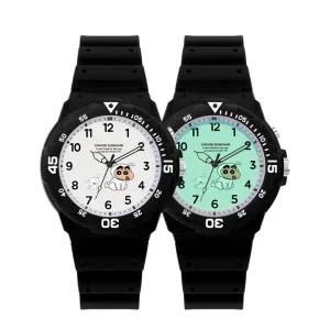 [아트박스]/짱구는못말려 짱구는못말려 빽라이트 짱구흰둥이 우레탄 손목시계