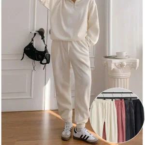 [하프클럽/비비드글램]벨리 융기모 조거팬츠 4color F, XL / 겨울 양털 융털 밍크 기모 골덴