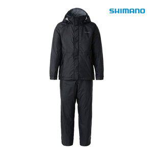 [시마노]윤성 시마노 DS 베이직 레인 슈트 RA-027Q 퓨어 블랙 XL 낚시복 우비 비옷