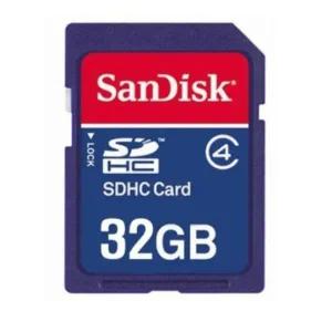 샌디스크 SD카드메모리 카드 32기가 SDHC CLASS4 디카 카메라 네비게이션 노트북 32GB 정품