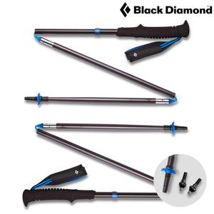 블랙다이아몬드 디스턴스 Z폴 / 등산스틱 3단 접이식 초경량 트레킹 지팡이 노르딕워킹