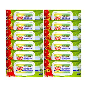 3M 스카치 브라이트 물걸레 청소포 더블액션 대형 (24매) x 12팩 (총288매)
