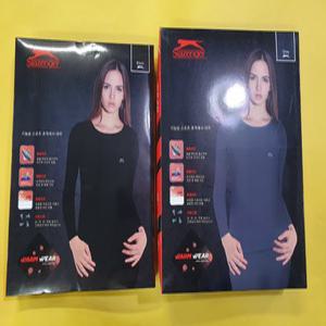 요거다 1세트 / 슬레진저 초극세사 기모내의 여성용FREE XL 블랙 그레이