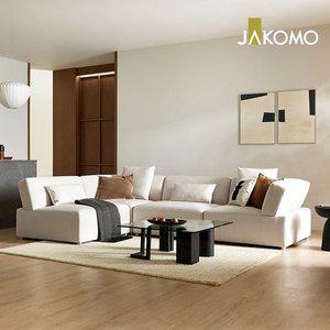 [자코모][10% 쿠폰+신세계상품권 증정]디올리 모듈 4인 오픈코너형 젠위브 패브릭 소파+쿠션4개