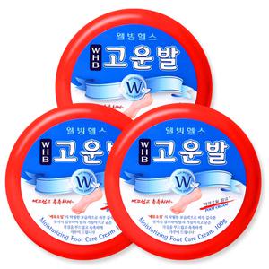 웰빙헬스 WHB 고운발 풋 크림 100g 3개