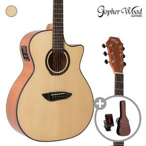 고퍼우드 G130CE 어쿠스틱기타 /GA컷어웨이 픽업 EQ