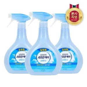 샤프란케어 섬유탈취제 실속형 900ml 상쾌한향 x 3개