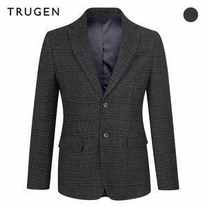 [트루젠]   체크 패턴 투버튼 자켓 TG8F9 MJK320 _P328912816
