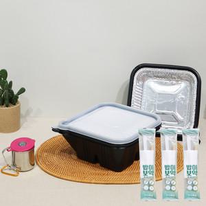 쉬푸드 발열도시락 3p 젓가락세트 3p 비화식 발열라면 용기 즉석용기 발열팩 캠핑 도시락 좋은세상협동조합