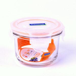 글라스락 원형 유리밀폐용기 165ml - 반찬통 보관용기/내열/전자레인지용