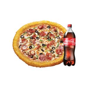 수퍼파파스 치즈롤 L + 콜라 1.25L