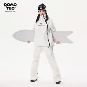 QomoTec 스노우보드복 전문 라인 여성 점프수트 방수