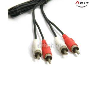 AV2선 핀코드 RCA2선 AV코드 CCTV 케이블 DVR 감시카메라