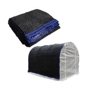 FPH-322 조립식 비닐하우스 덮개 4면봉제 흑색 98% 차광막 3m x 5m