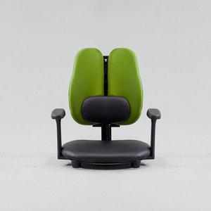 [우아미]스탠리 요추 쿠션 팔걸이 좌식 의자