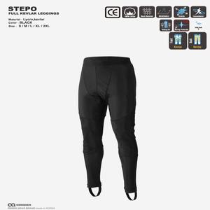 컨쿼 스테포 레깅스 케블라 메쉬 바이크 오토바이 라이더 라이딩 바지