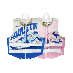 아큘레틱 키즈 주니어 어린이 구명조끼 네오프렌 부력복 45KG