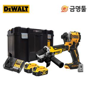 디월트 DCK2211P2T 충전콤보세트 20V 5.0AH 2팩 DCF850 DCG405 임팩 그라인더셋트